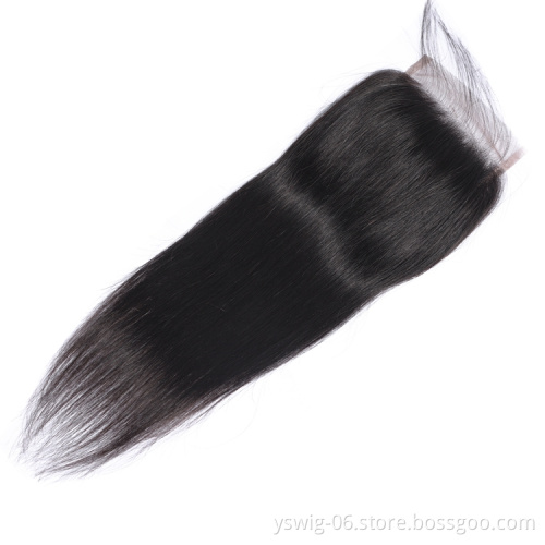 Wholesale Mink Brazilian Human Hair Weave Bundles with Closure, Raw Mink Human Hair Extension Virgin Cuticle Aligned Hair